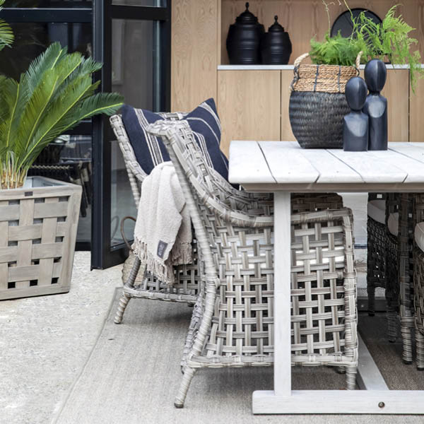 Artwood Matstol Malaga Konstrotting Grå - Bild 3