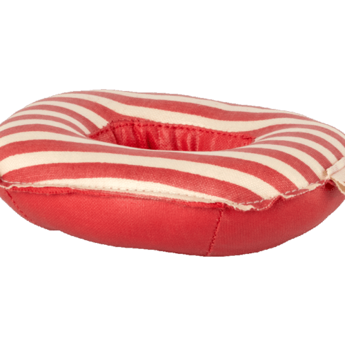 Maileg Gummibåt för lillasyster- och bror mus - Red Stripe