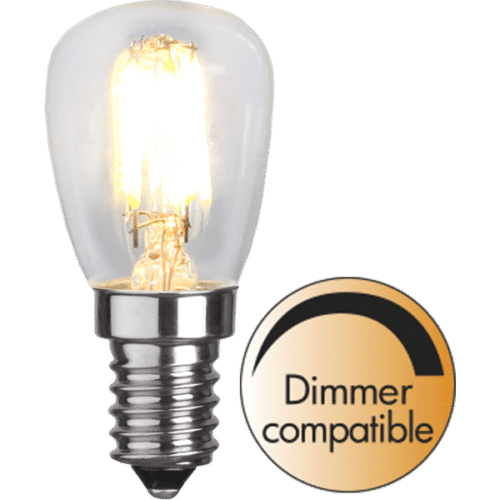 LED-LAMPA E14 ST26 CLEAR