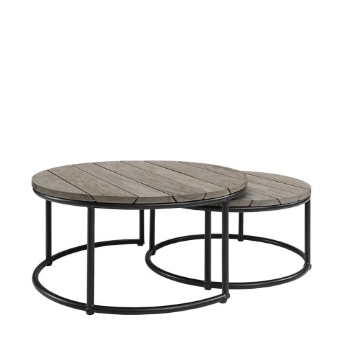 Artwood - Anson Utomhusbord 2-Set Rund Charcoal