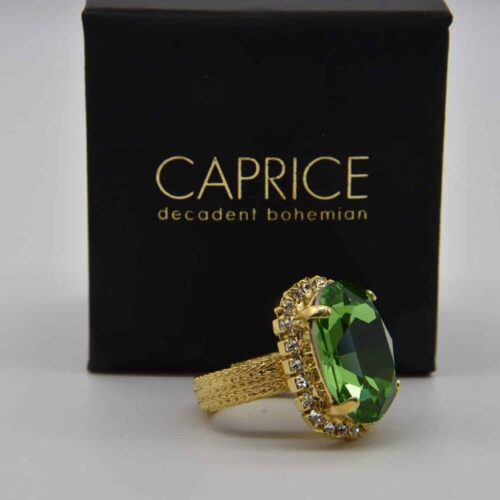 Kelly II Ring Gold Peridot
