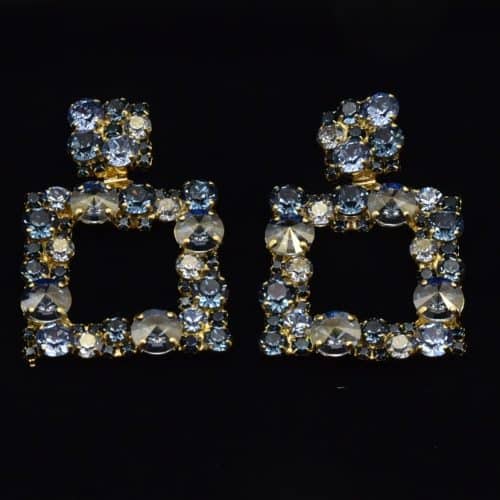 Magic Squares Earring Gold Bluemix