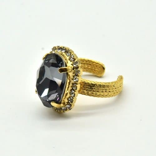 Kelly II Ring Gold Graphite
