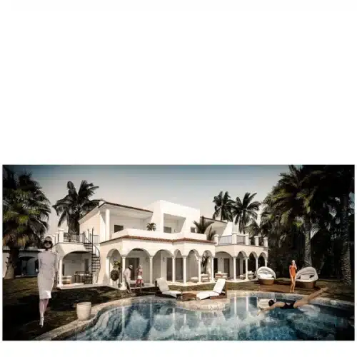 Cobra Art Tavla Afternoon in palm beach 180x75 plexiglas