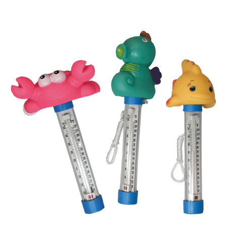 Planet Pool Figurtermometer välj mellan krabba, tropisk fisk, sjöhäst, bläckfisk