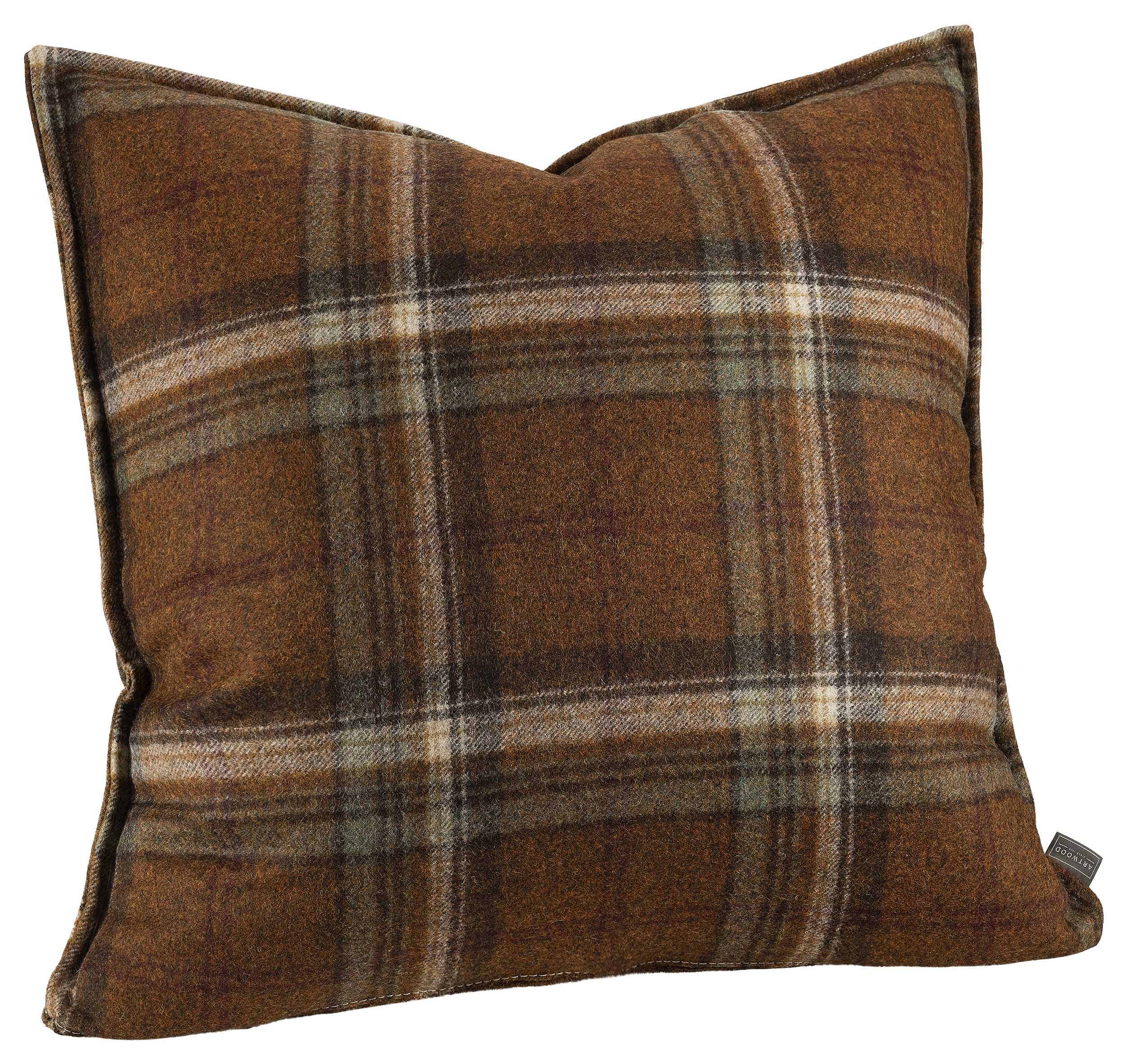 Artwood Kuddfodral Highland brun 60x60