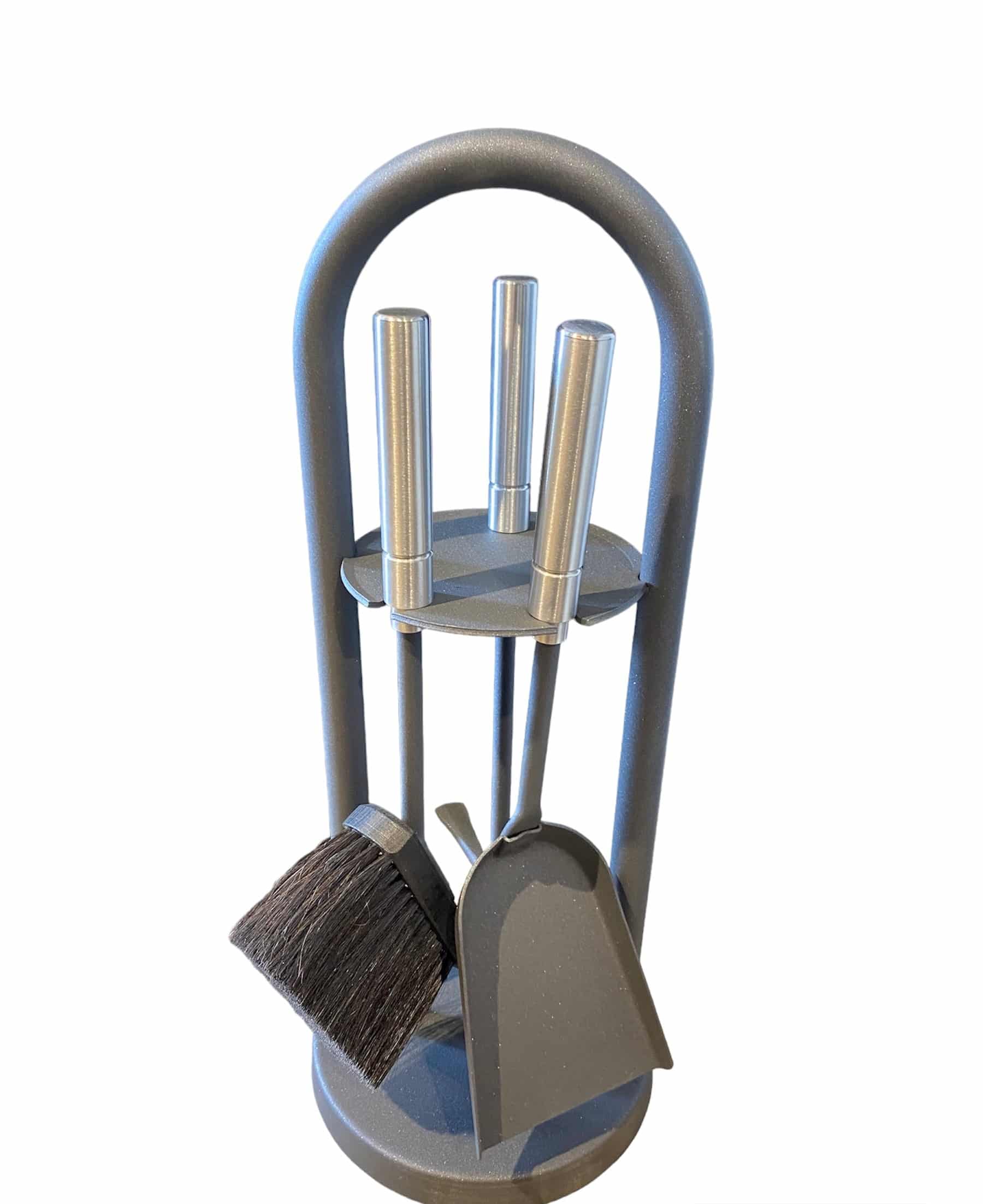 Eldställ Antracit Handtag I Rostfritt Stål