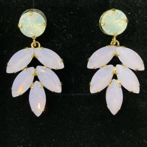 Caprice Aphrodite 3 örhänge guld lila