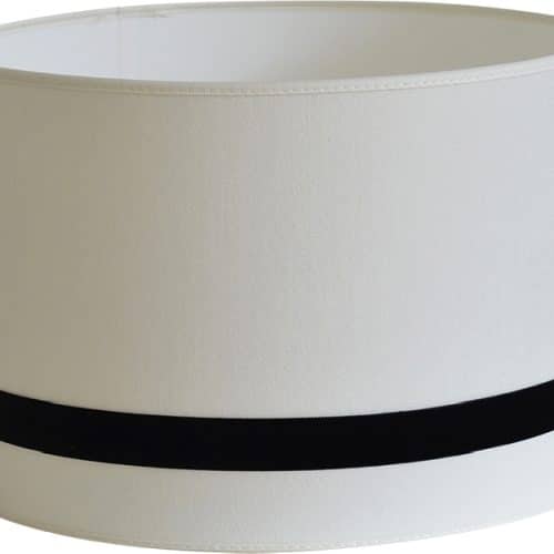 lampskärm Galaxy Offwh. Black ribbon 16 h