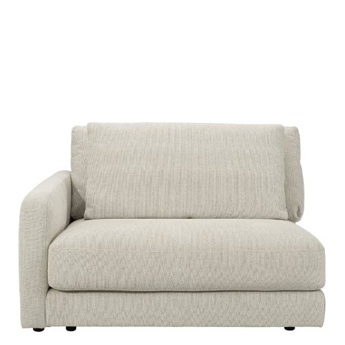 Artwood 1-sits armstöd vänster RENO Haze Cream