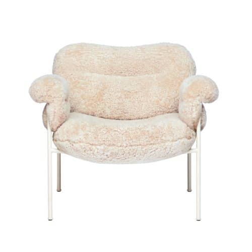 Fogia Bollo Fåtölj Fårskinn Mohawii