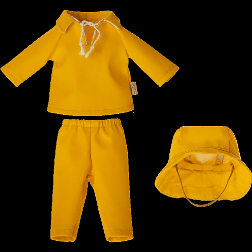 Maileg Regnkläder Med Hatt Teddy Pappa