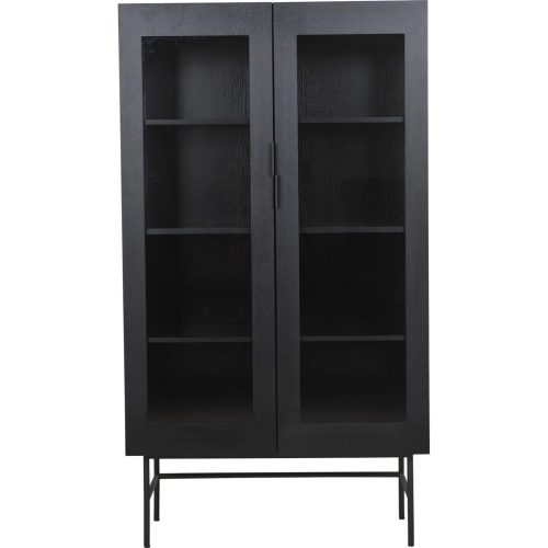 Vitrinskåp Parade Svart Ekfaner