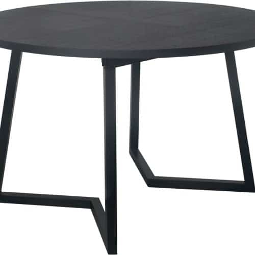 NFG Matbord 120cm Svart Inkl 2 Klaffar