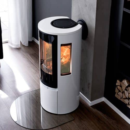 Contura 556G:1 Style vit Glaslucka, gjuten topp