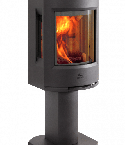 Jötul F 137 med pelare och sidoglas