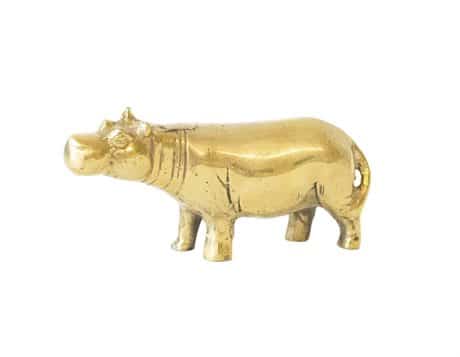 THG Flodhäst Mässing