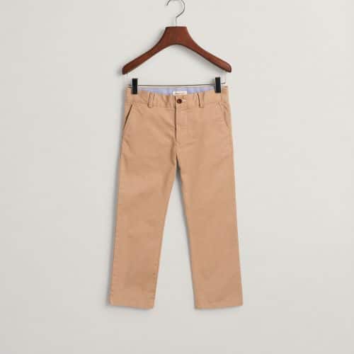 Gant Kids chinos regular fit - Dark khaki 92
