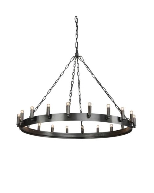 CROWN taklampa Antik Järn Ø165