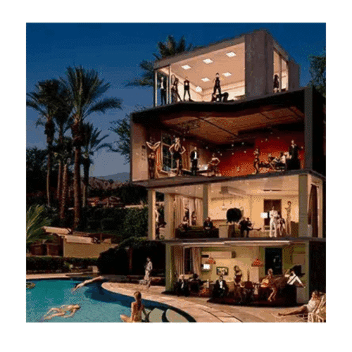 Cobra Art Tavla Hotel D’Amour Plexiglas