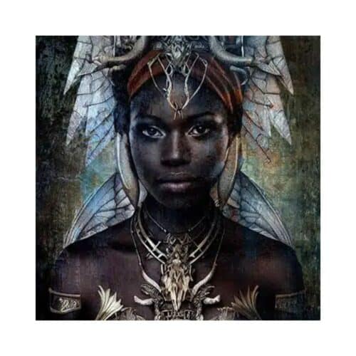 Cobra Art Tavla The Girl from Nuba Alu 100x100cm