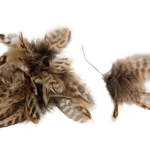 Fjäder Trådad Blom Rand 12st