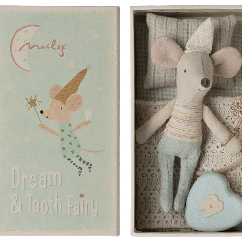 Maileg Tandfen Lillebror Mus i Tändsticksask