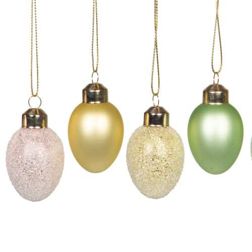 Ägg Glas Häng Pastell Mix 1st