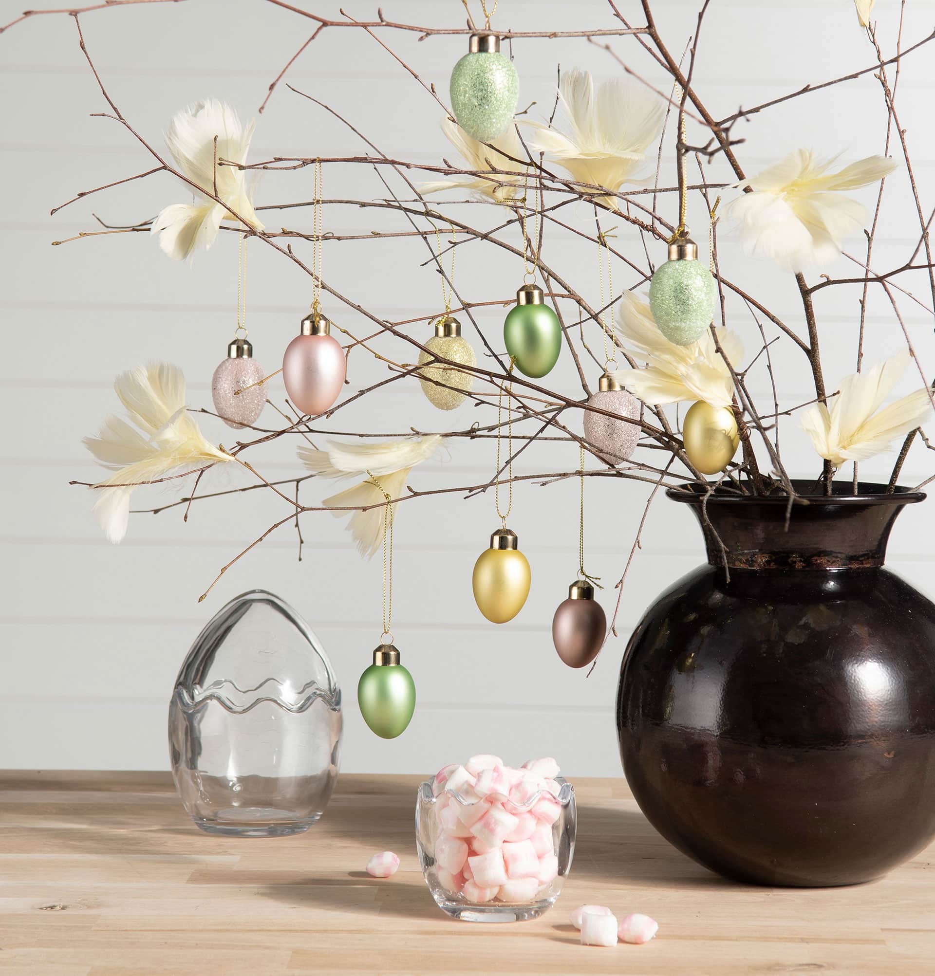 Ägg Glas Häng Pastell Mix 1st - Bild 2