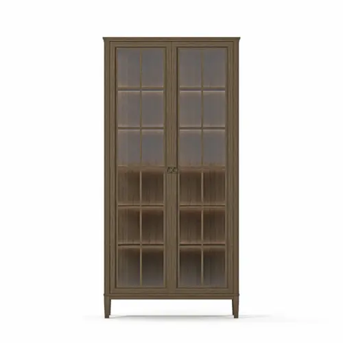 Englesson Vitrinskåp Stockholm 2.0 med Belysning Burned Walnut