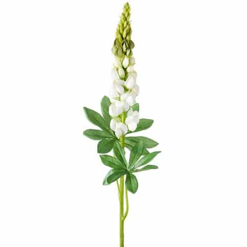 Konstgjord Lupin 80cm vit