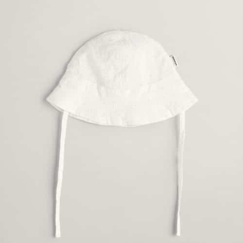 Gant Solhatt Baby med broderie anglaise