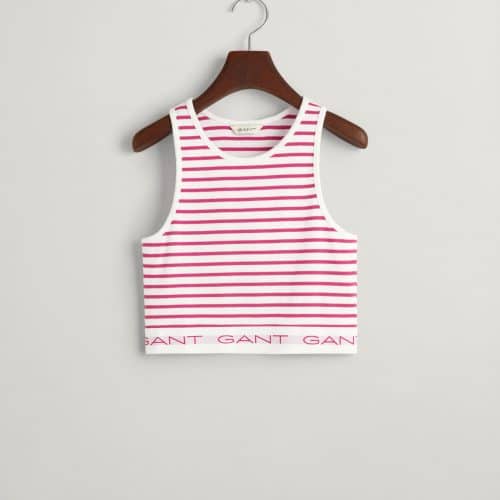 Gant Teen Girls Randigt Ribbstickat Linne