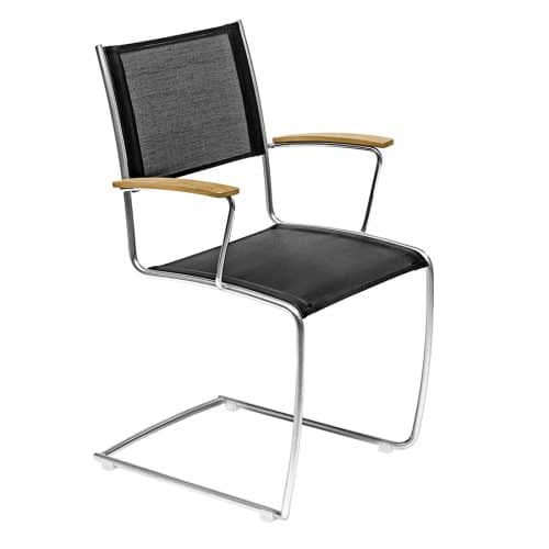 Hillerstorp Spring Karmstol Svart Textil