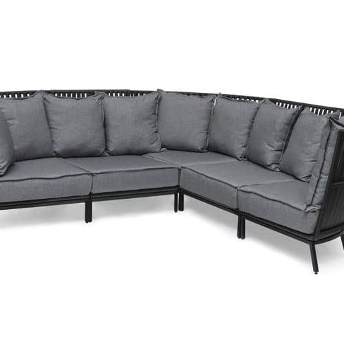 Hillerstorp Jet Set Hörnsoffa Svart