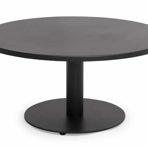 Hillerstorp Näsby Soffbord Ø80 Svart