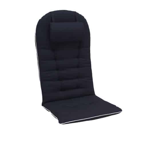 Hillerstorp Dyna Tennessee med nackkudde Marinblå med vit kant