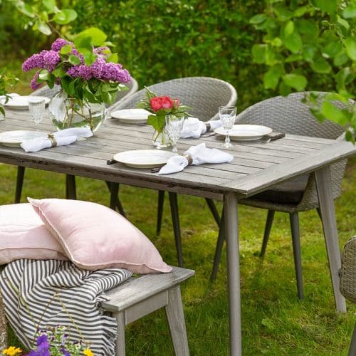 Hillerstorp Valletta bord 90x220 cm, grå