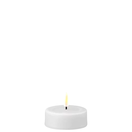 Delux Homeart Värmeljus Led Jumbo Vita 2-Pack