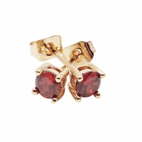 Pipol´s Beloved Örhänge Mini Rubinröd