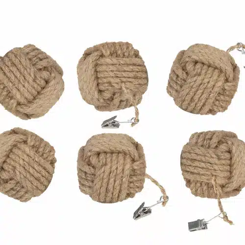 Duktyngd Clip Jute Natur Ø8cm