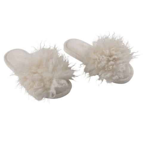 Curly Tofflor Offwhite