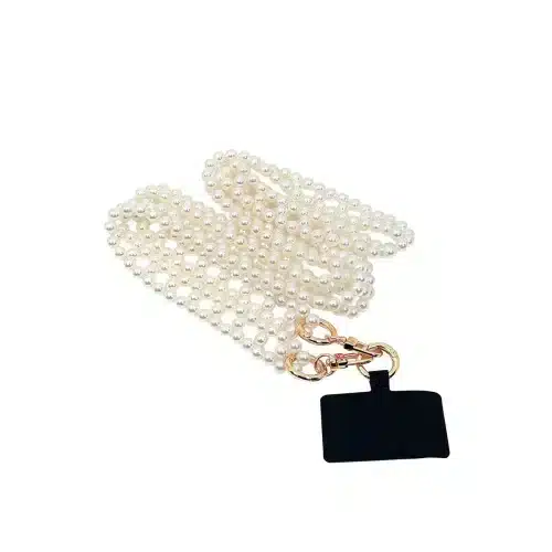 Mobilhalsband La Luna Long Pearl 130