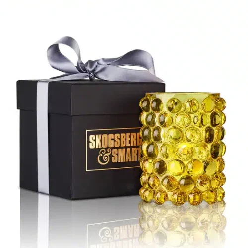 Skogsberg & Smart Hurricane Lamp Boule Ljuslykta Limone