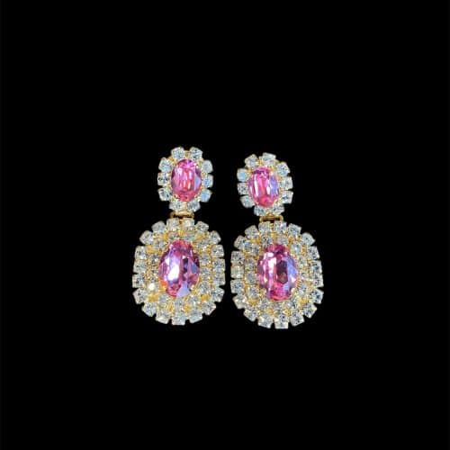 Caprice Decandent Örhängen Alexandra Jr Guld/Rosa