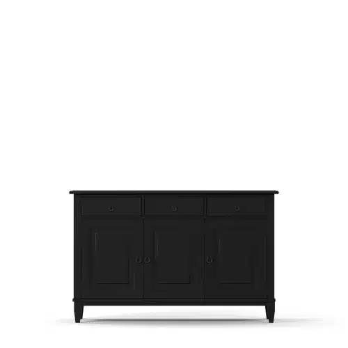 Englesson Stockholm Underskåp / Skänk 3 Dörrar Svart