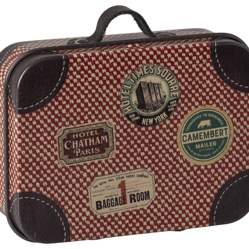 Maileg Resväska Micro Röd