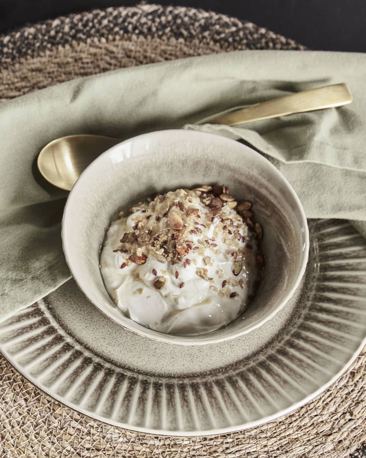 House Doctor Skål Pleat Grå/Brun - Bild 3