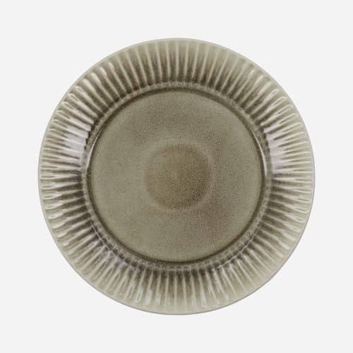House Doctor Middagstallrik Pleat Grå/Brun