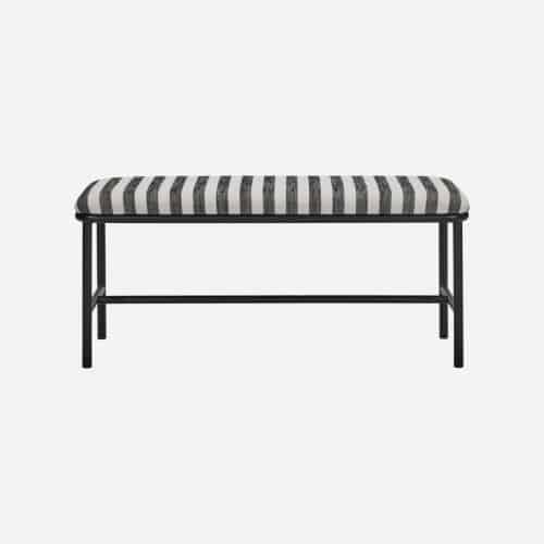 House Doctor Bänk Toda Svart/Off-white